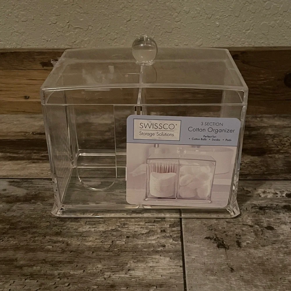 Clear Cotton Organizer